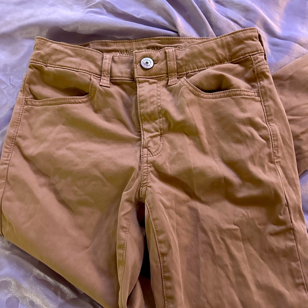 American Eagle Women’s Khaki Skinny Pants Size 6